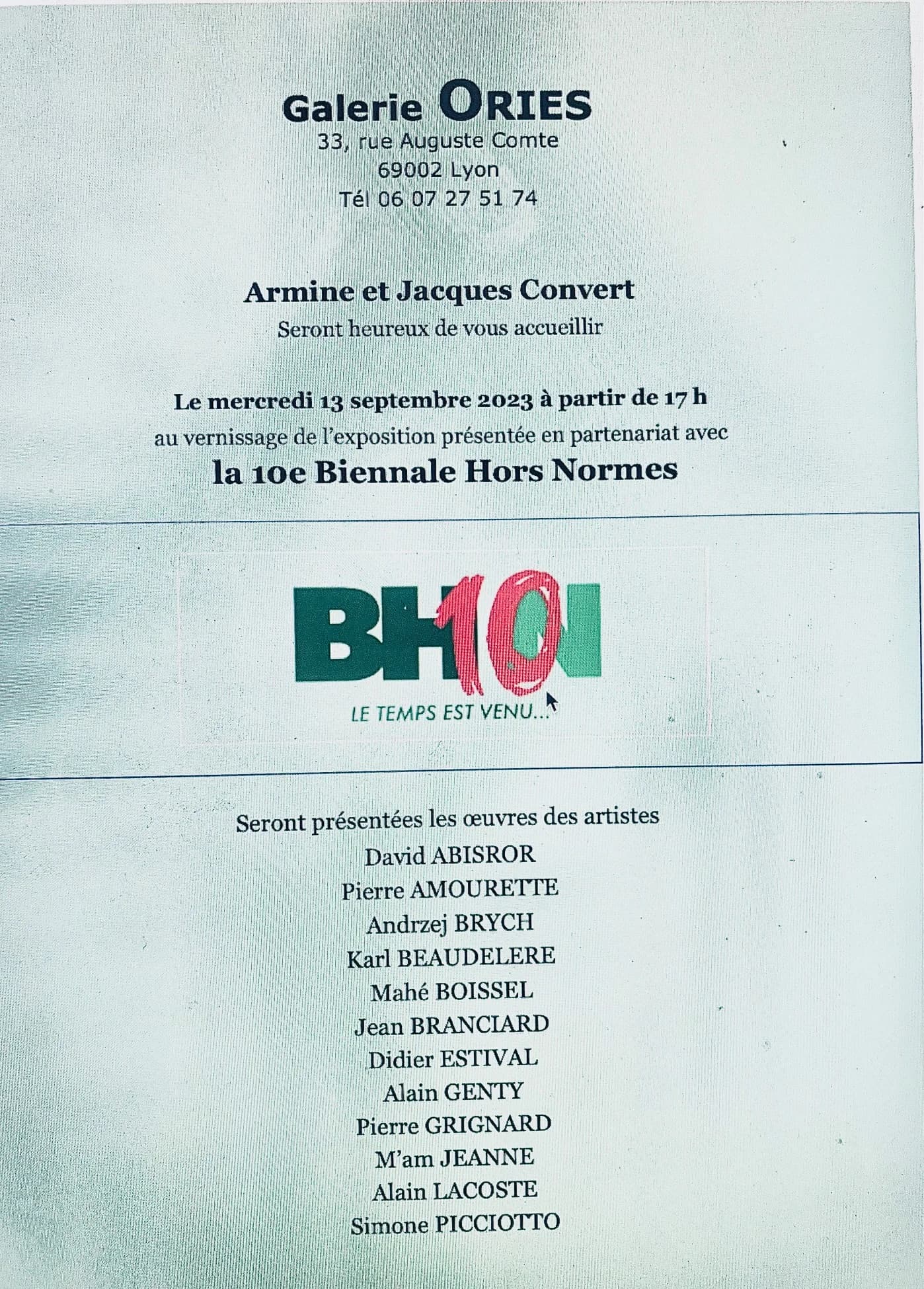 10eme Biennale Hors normes   Lyon 2