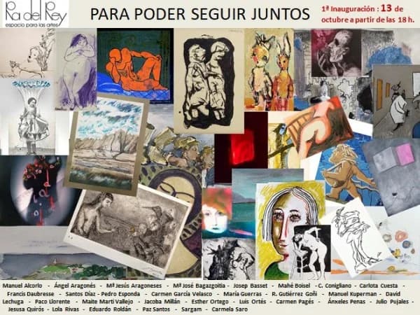 Exposition de soutien Para seguir juntos GALERIA RA DEL REY, MADRID