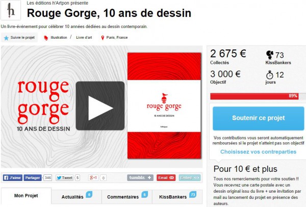 ROUGE GORGE, 10 ANS DE DESSIN